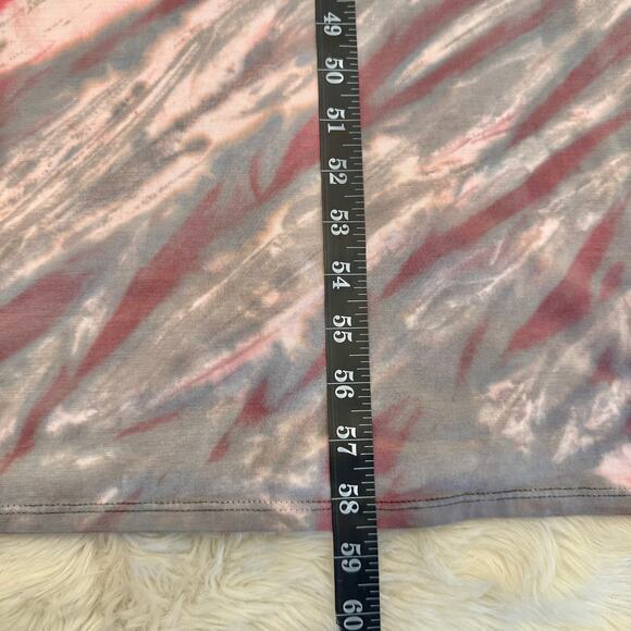 Bird & Vine Red Tie Dye Long Sleeve Maxi Dress Small NWOT - Picture 6 of 9